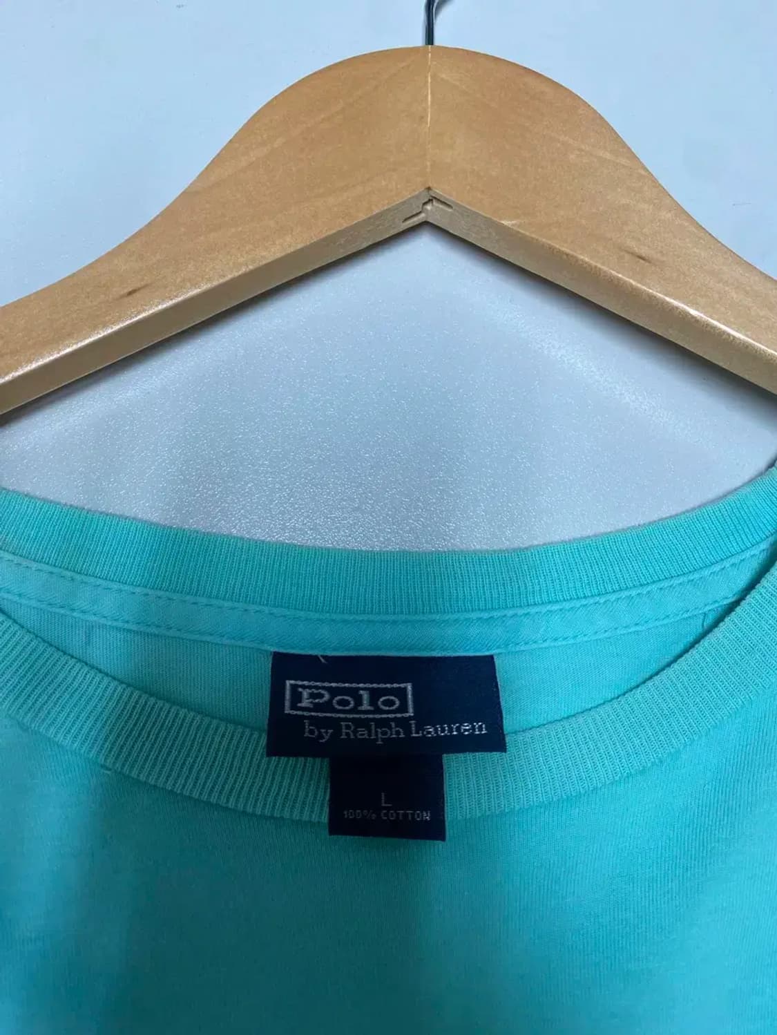 폴로 랄프로렌 민트 라운드 티셔츠 L 상품이미지5