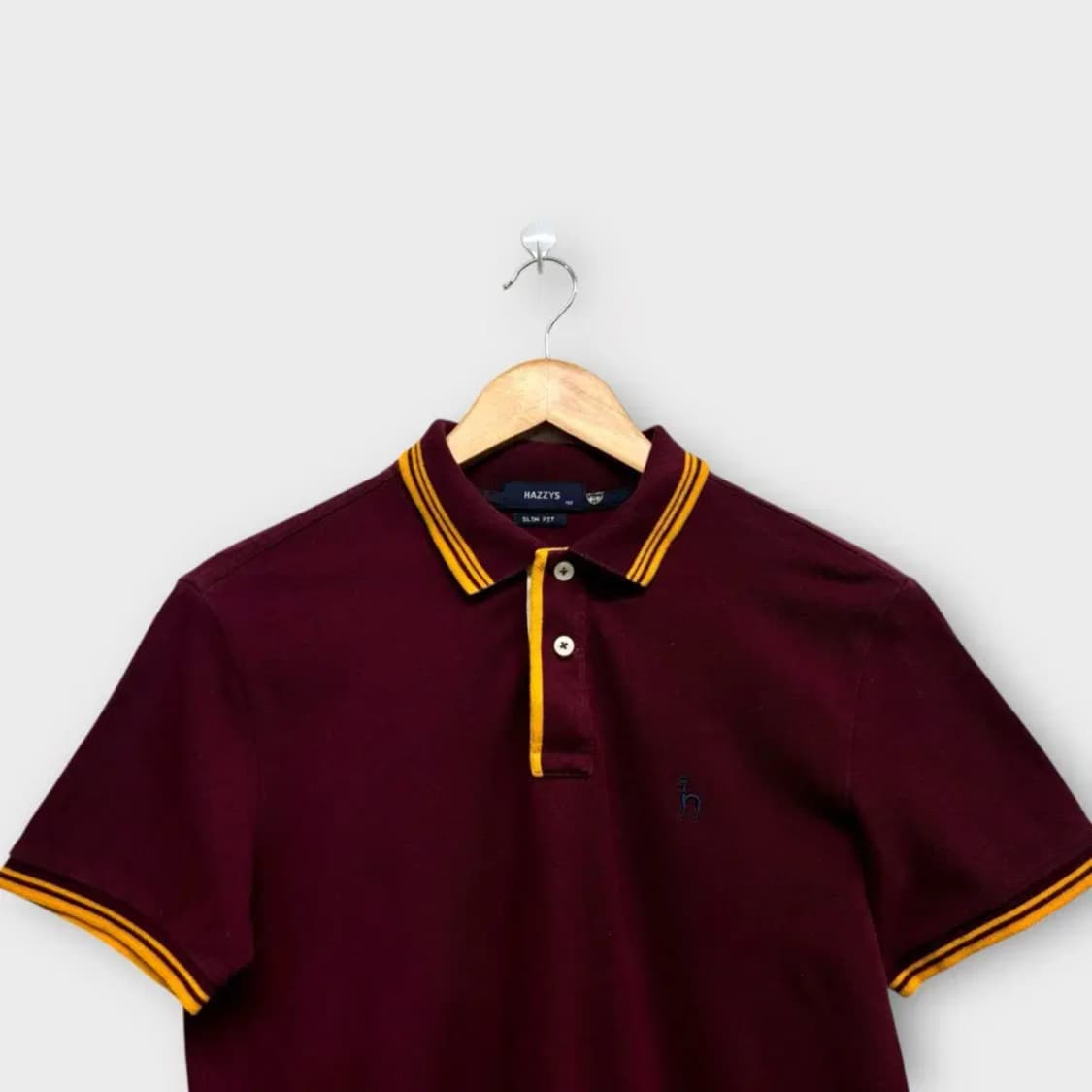 헤지스 버건디 PK 반팔티 M-L 상품이미지2