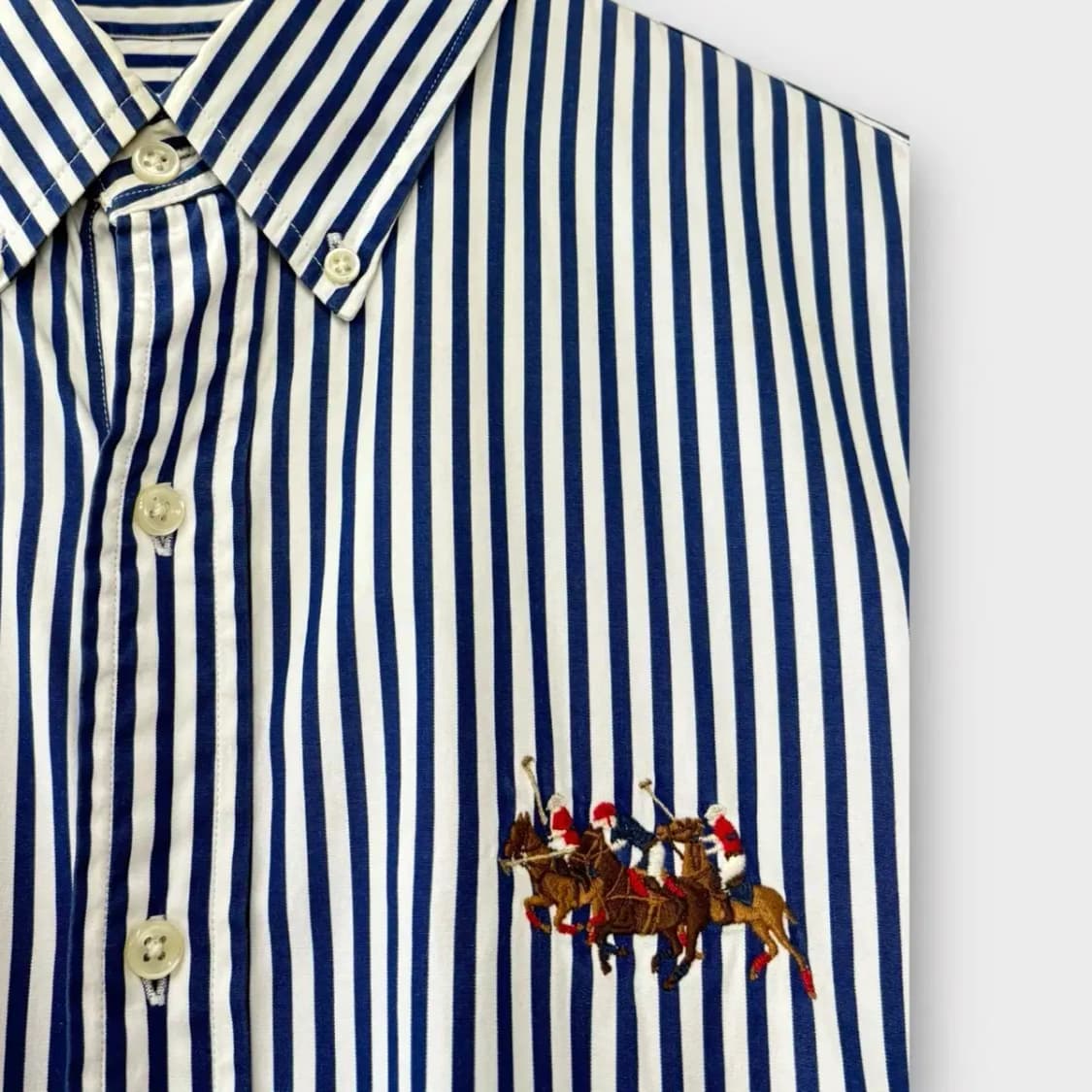 폴로랄프로렌 멀티포니 스트라이프 셔츠 M 상품이미지3