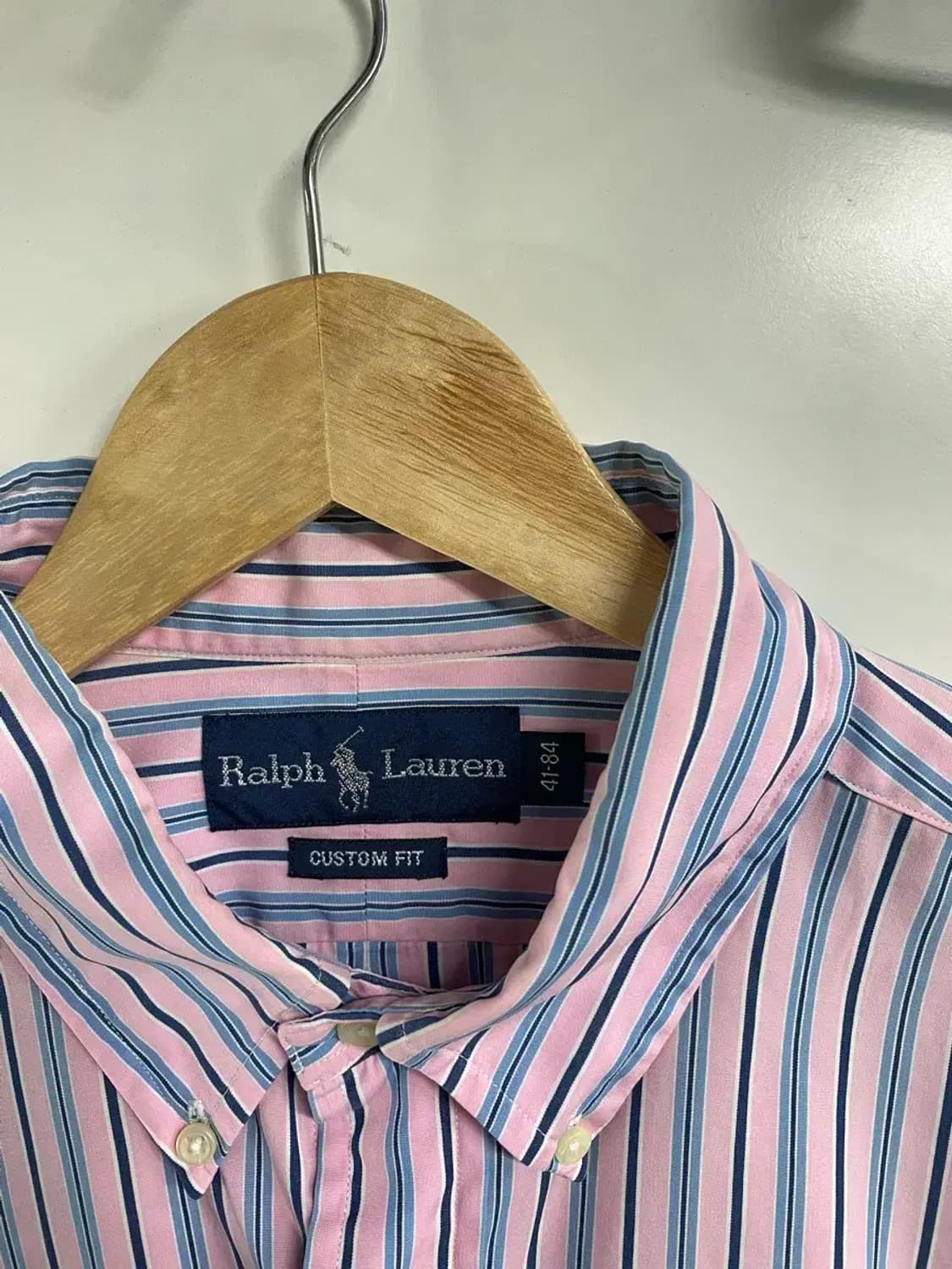 폴로 랄프로렌 핑크 스트라이프 셔츠 M 상품이미지5