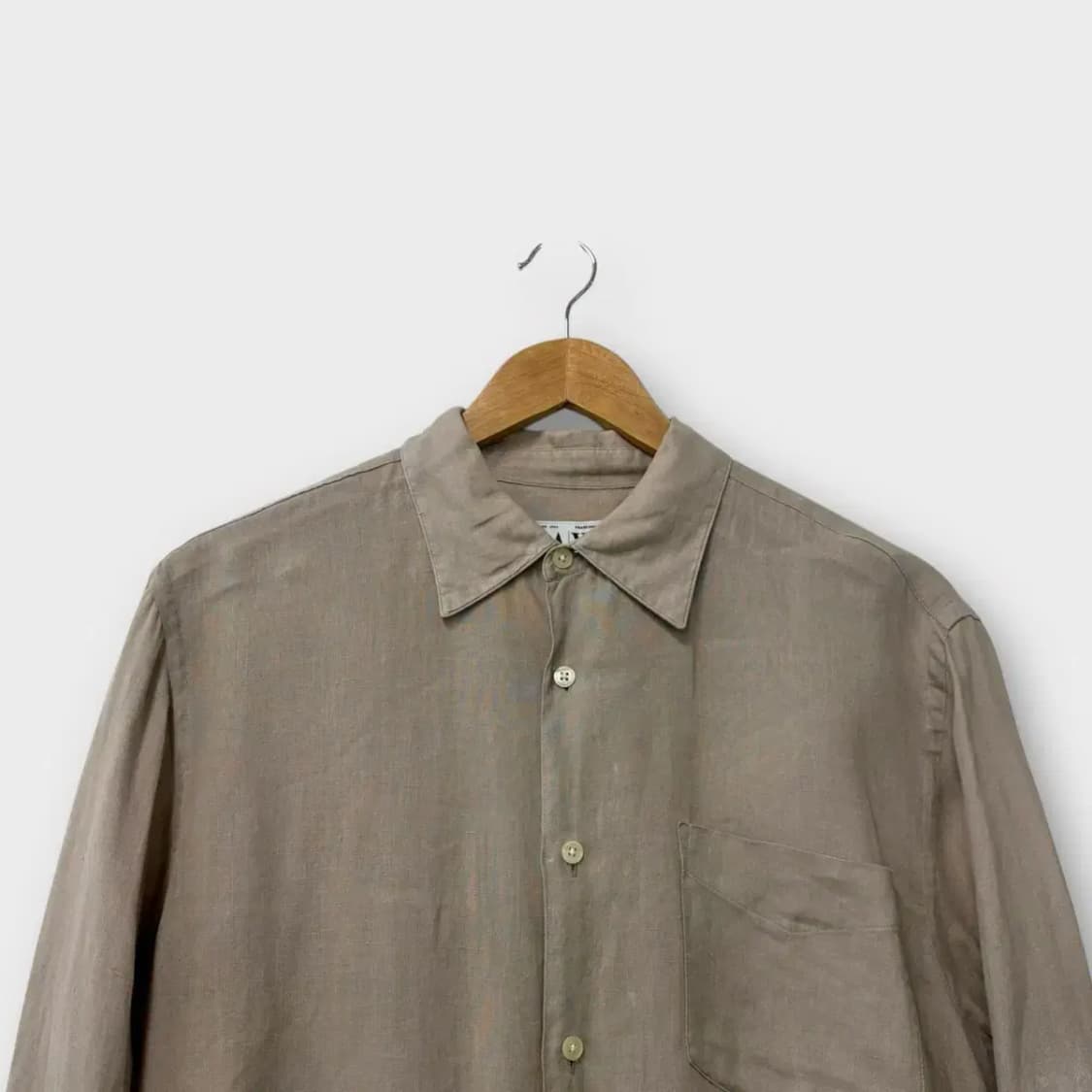 아르마니 A|X 베이지 린넨셔츠 M 상품이미지2