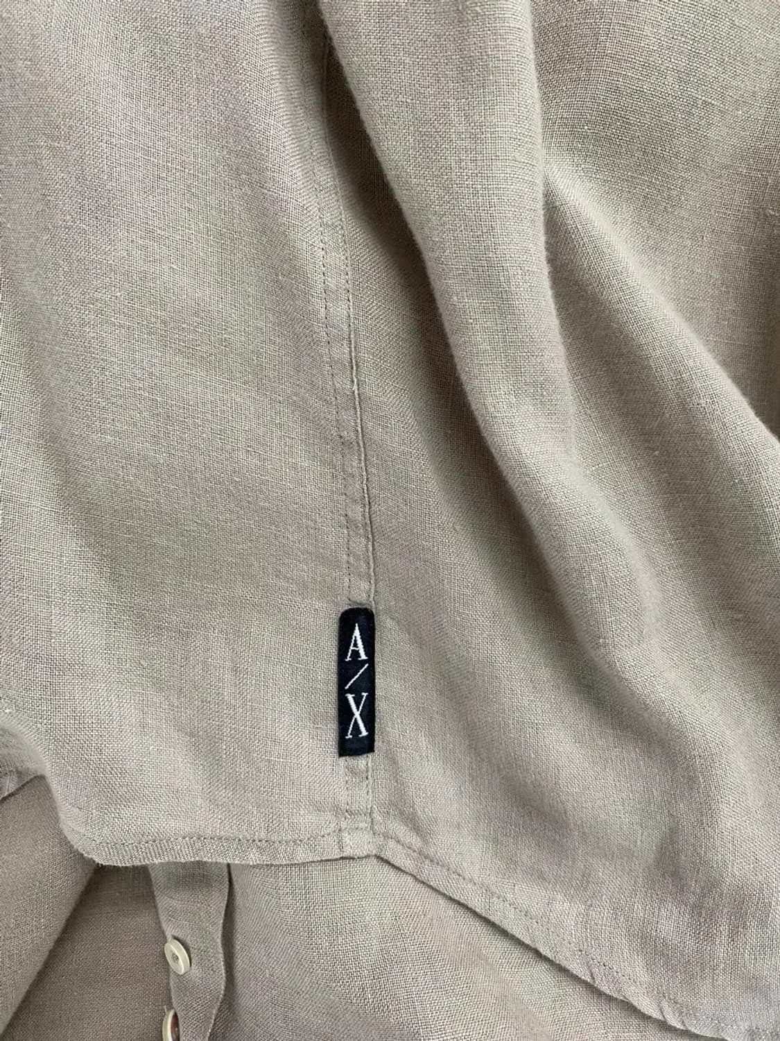 아르마니 A|X 베이지 린넨셔츠 M 상품이미지4