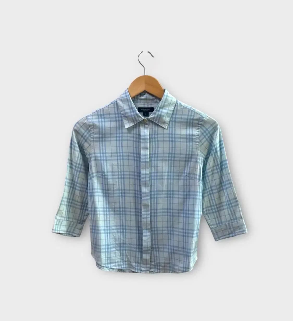 버버리 체크 여성셔츠 S 상품이미지1