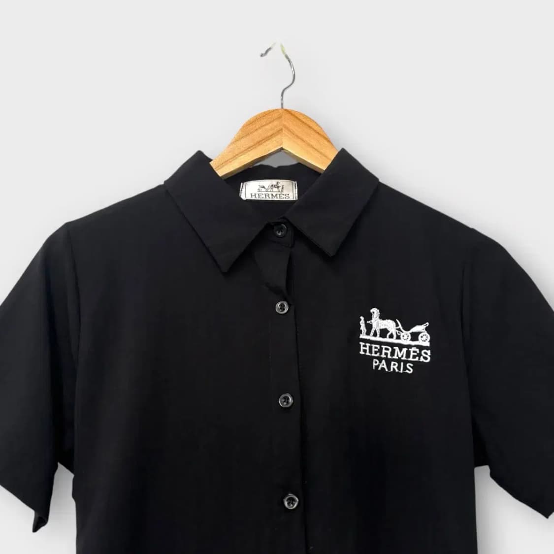 모던 블랙 프릴 카라원피스 M 상품이미지5