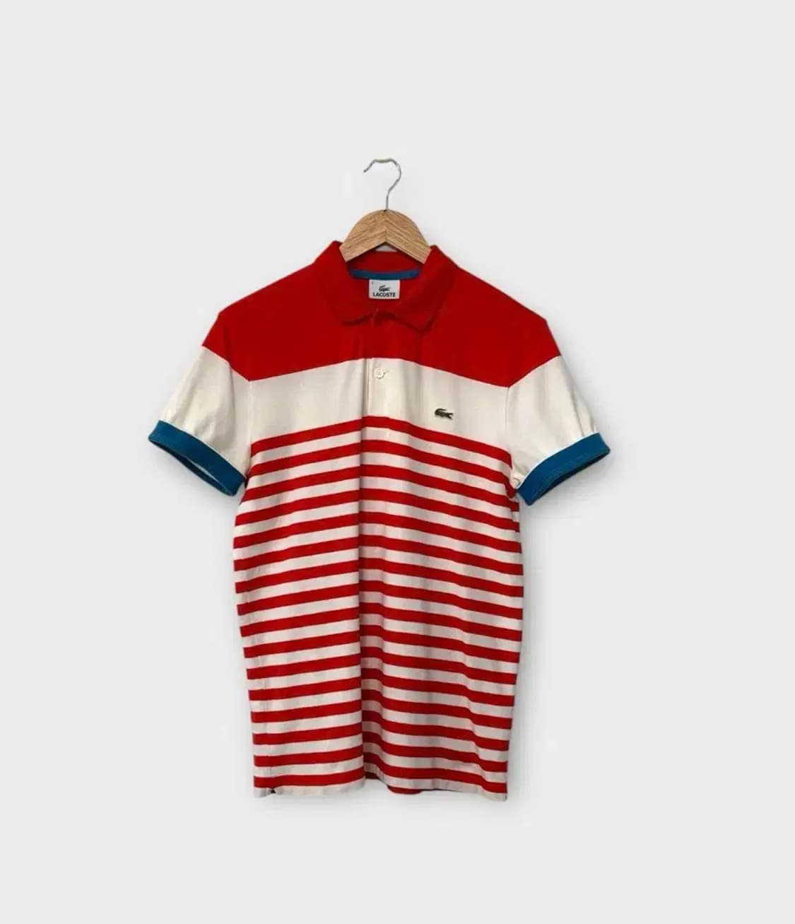 라코스테 스트라이프 PK 셔츠 M 상품이미지1