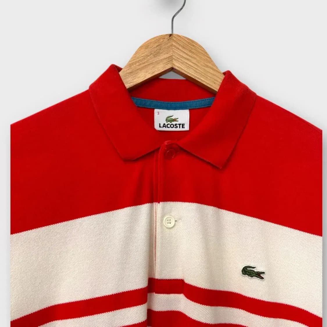 라코스테 스트라이프 PK 셔츠 M 상품이미지3