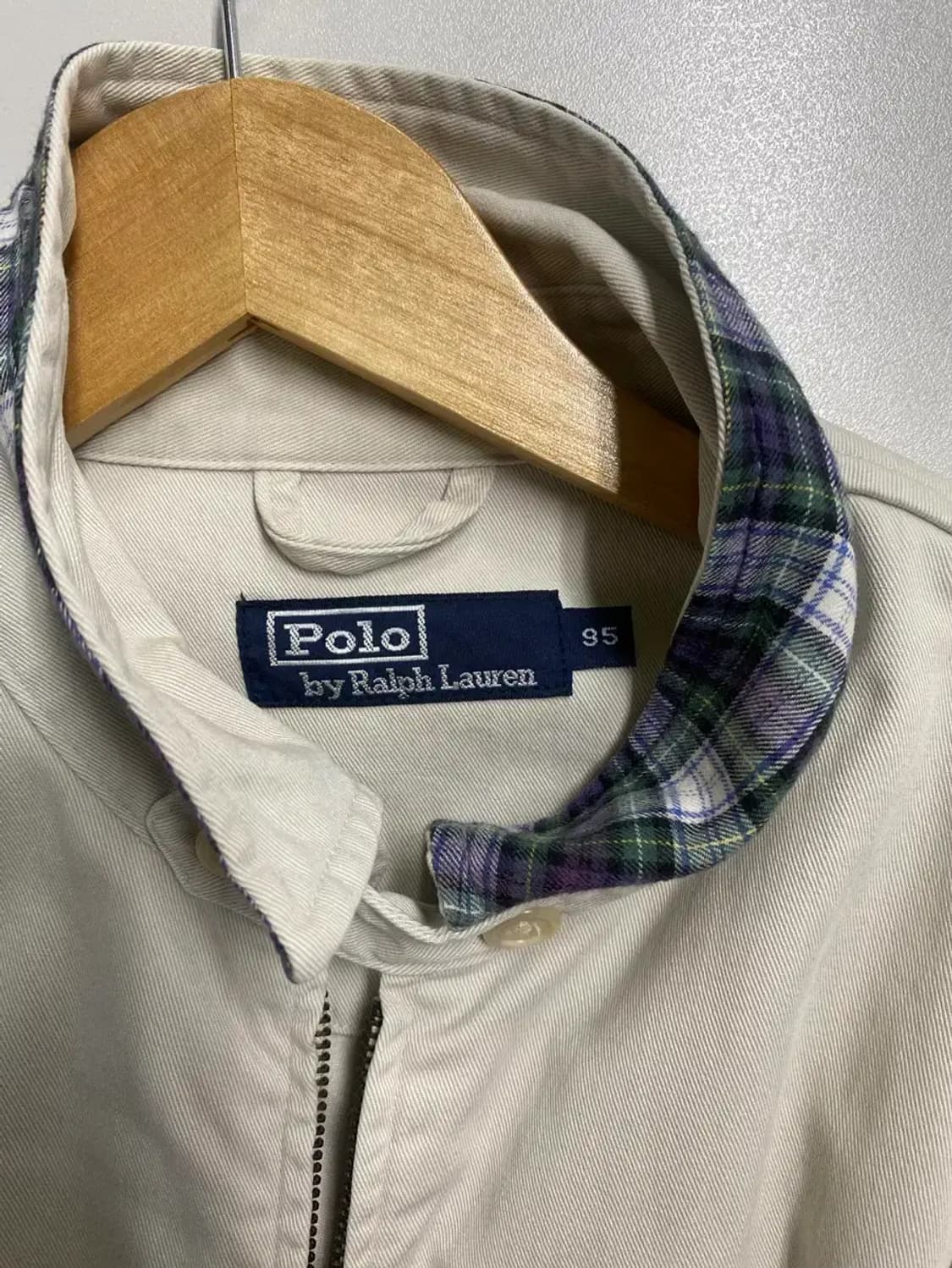 폴로랄프로렌 스윙탑 베이지 블루종 95 M-L 상품이미지5