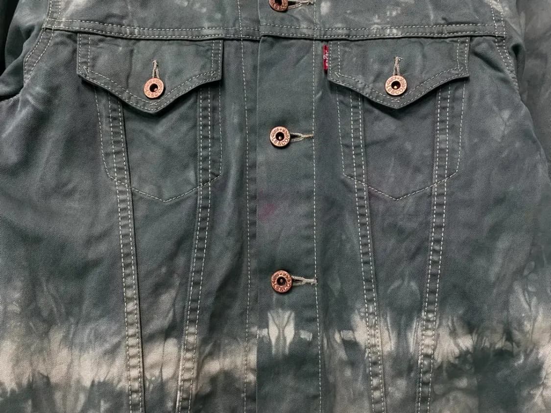 리바이스 타이다이 데님 트러커 자켓 M-L 상품이미지4