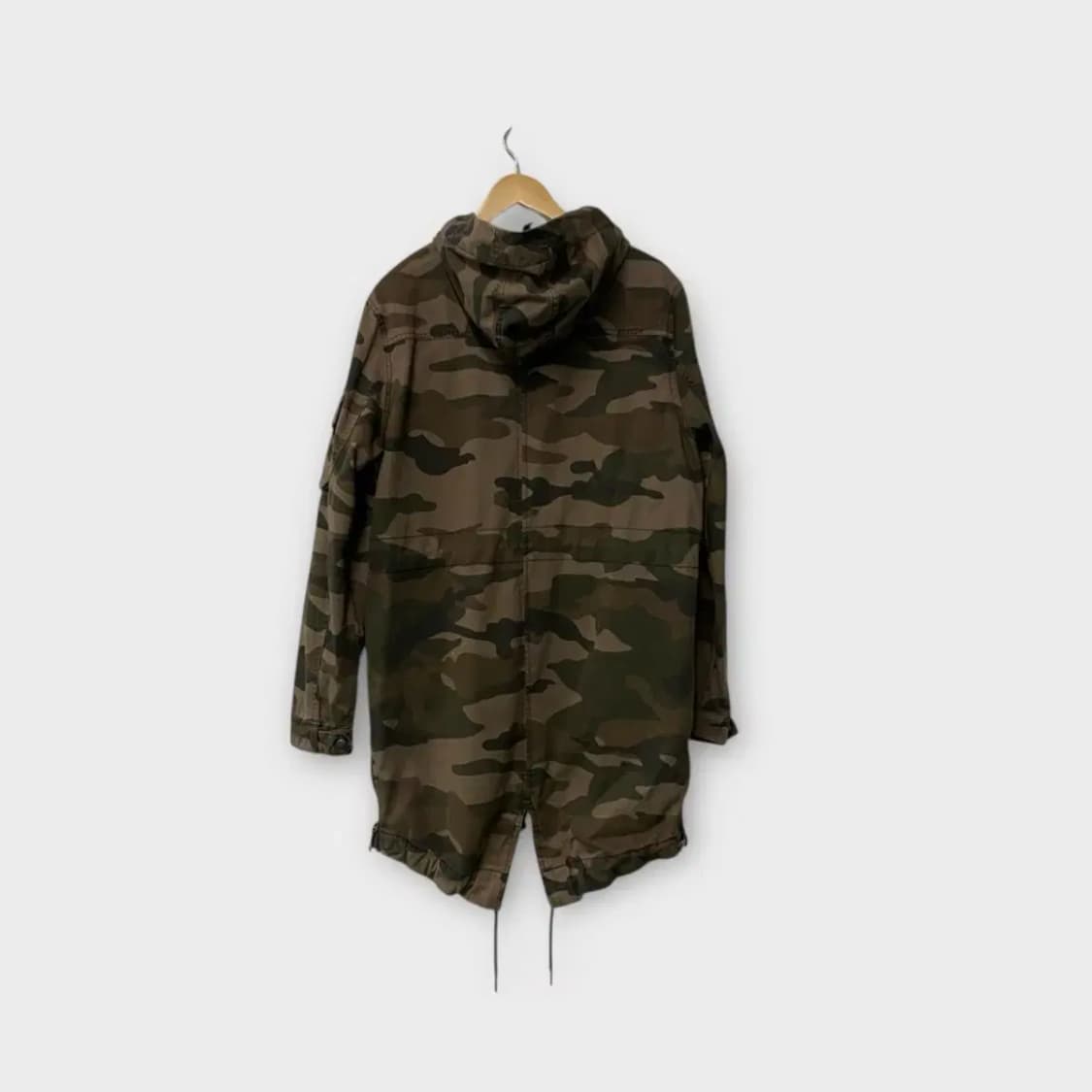 H&M 밀리터리 후드야상 L 상품이미지6