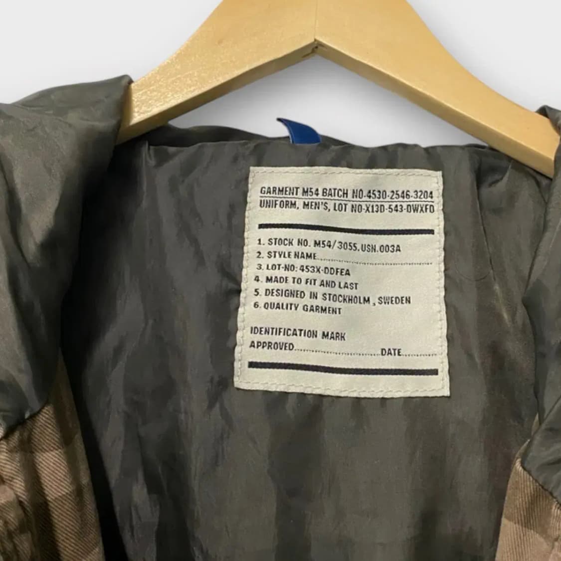 H&M 밀리터리 후드야상 L 상품이미지7