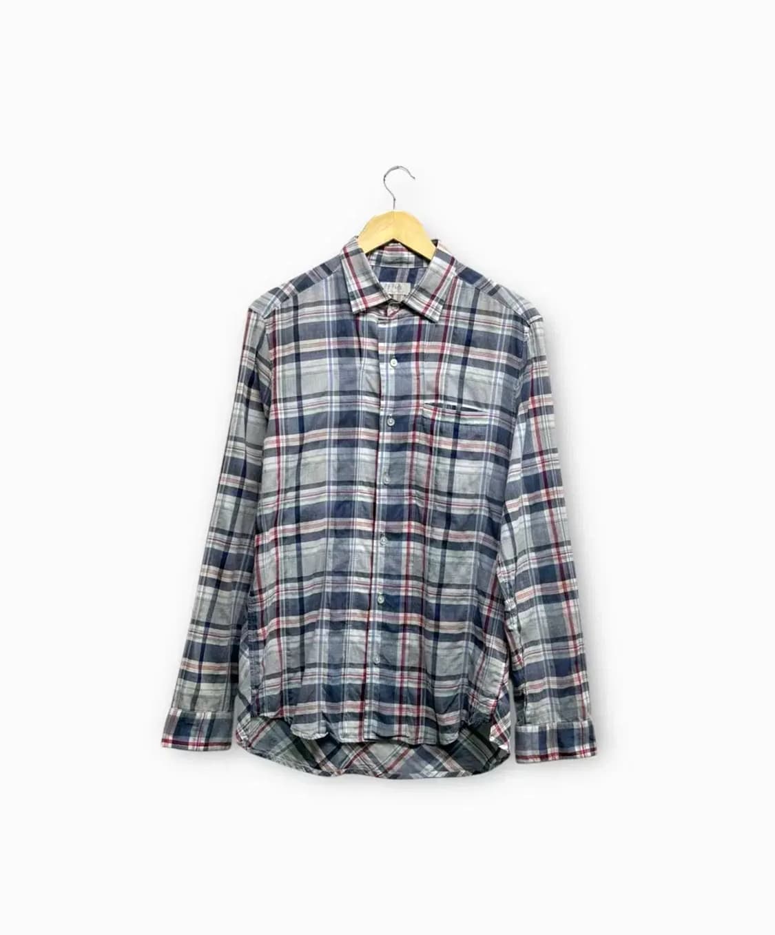 타임옴므 체크 여름셔츠 XL 상품이미지2