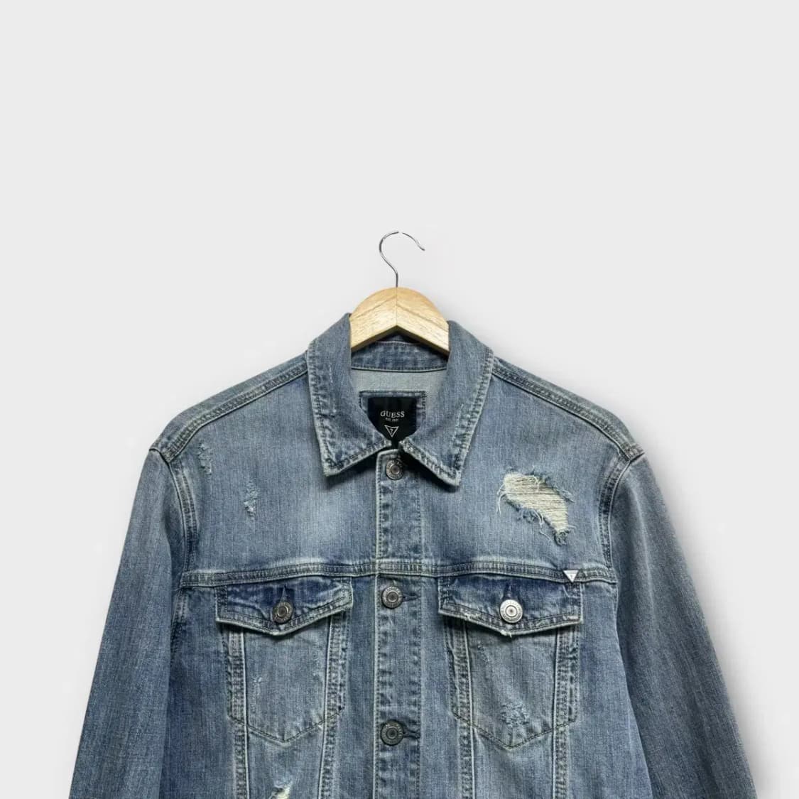 게스 GUESS 데님 청자켓 L 상품이미지2