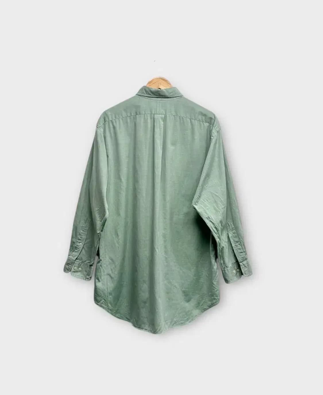 폴로 랄프로렌 옥스포드 민트 남방 XL 상품이미지3