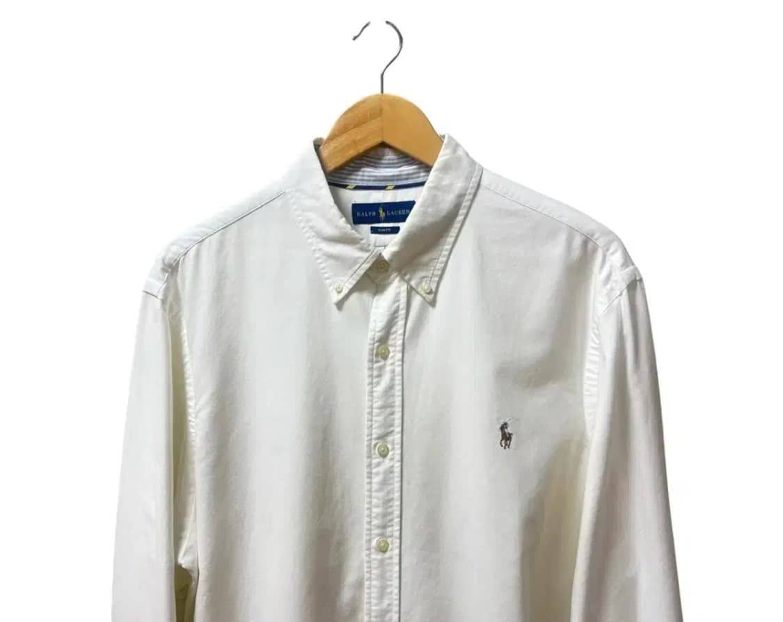 폴로 랄프로렌 옥스포드 화이트 셔츠 XL 상품이미지2
