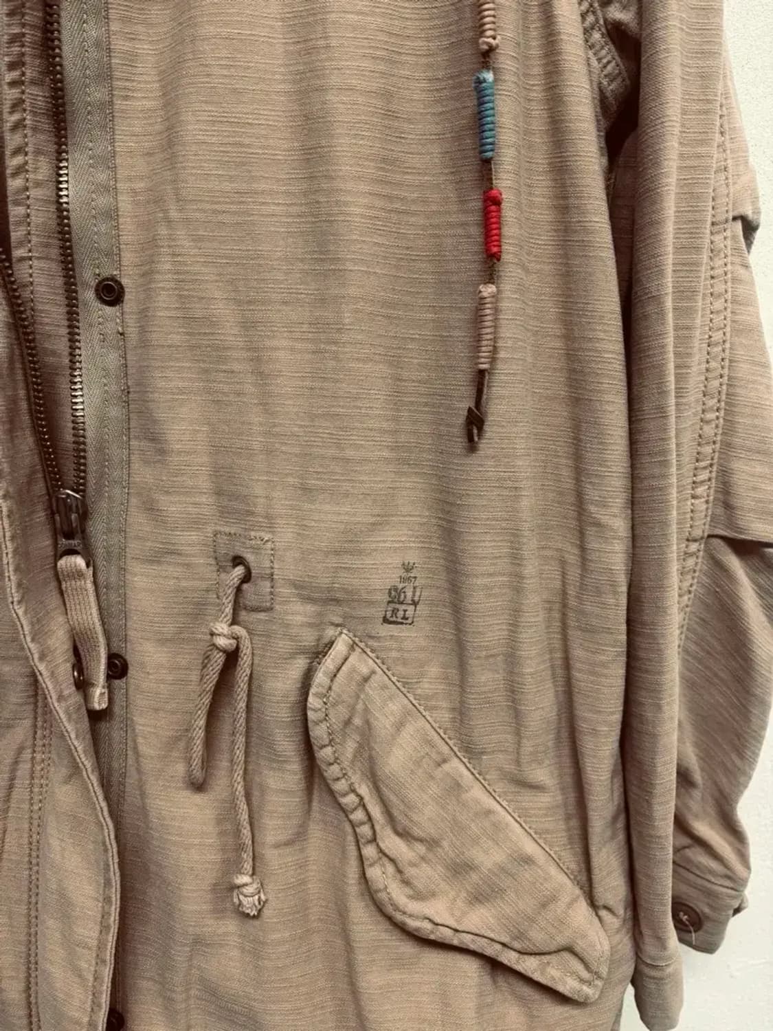 데님앤서플라이 랄프로렌 빈티지 야상점퍼 M 상품이미지5