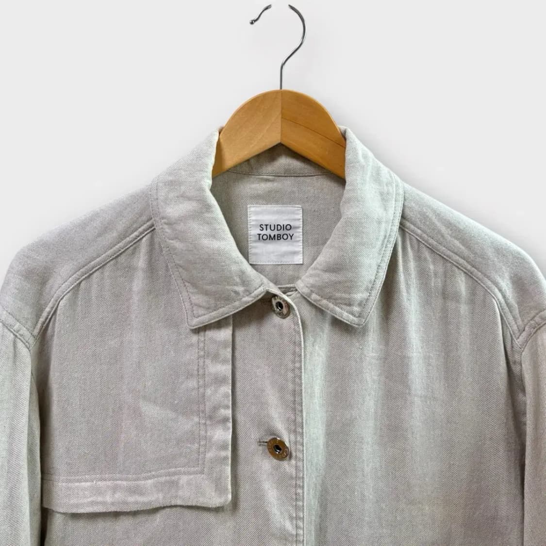 스튜디오 톰보이 면혼방 린넨자켓 Free 상품이미지4