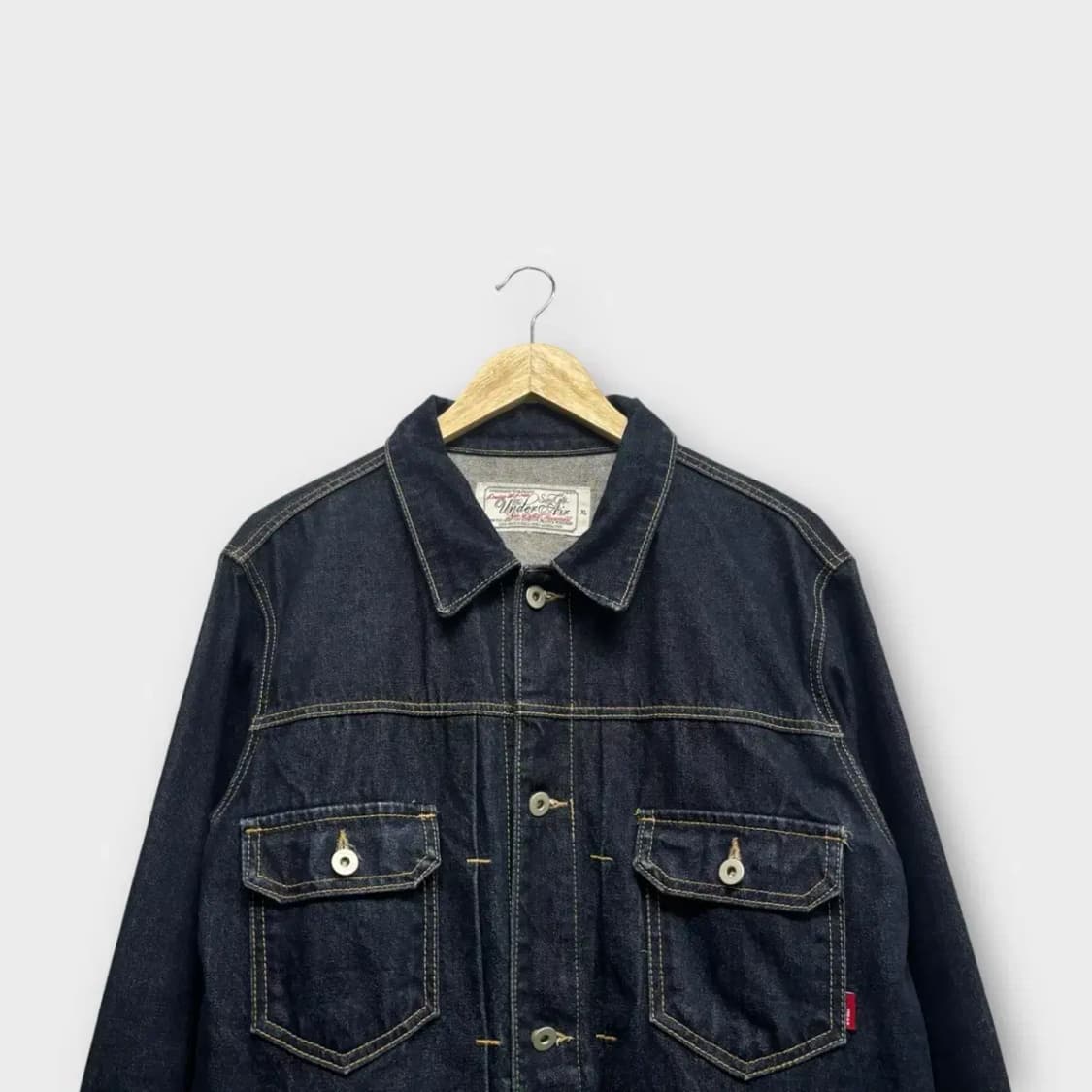 UnderAir 언더에어 데님 흑청자켓 L 상품이미지2