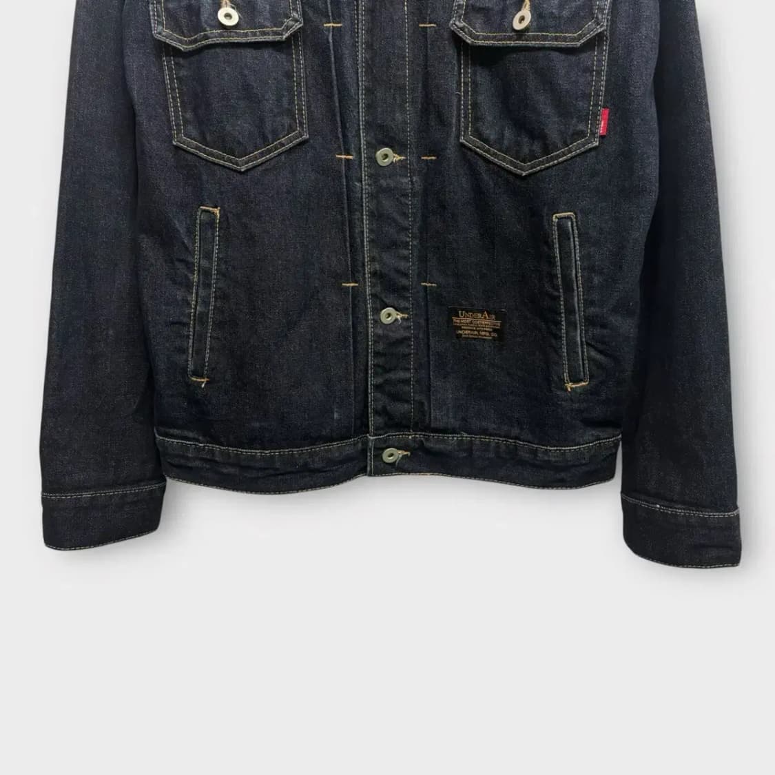 UnderAir 언더에어 데님 흑청자켓 L 상품이미지3