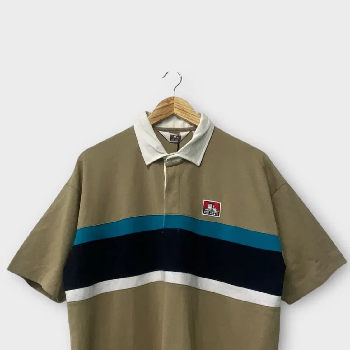 [새상품]벤 데이비스 BEN DAVIS 카라 럭비 티셔츠 L 상품이미지2