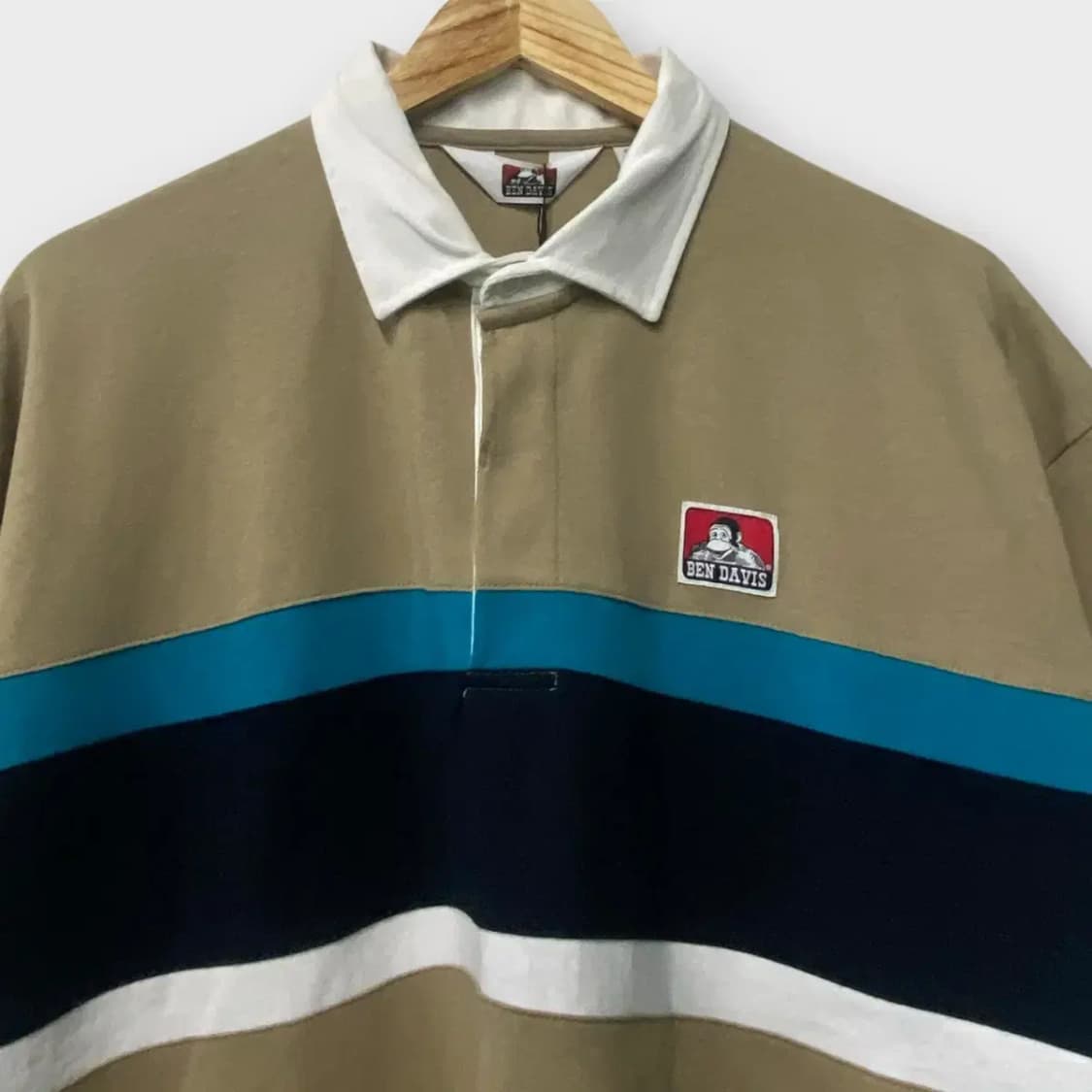 [새상품]벤 데이비스 BEN DAVIS 카라 럭비 티셔츠 L 상품이미지3