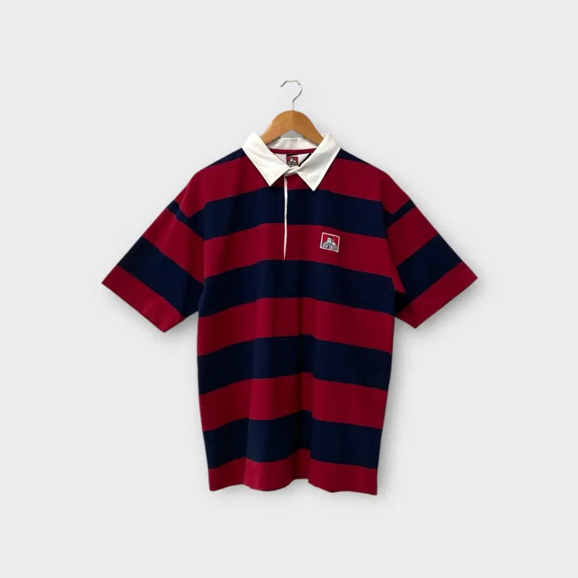 [새상품]벤데이비스 BEN DAVIS 카라 럭비 티셔츠 L 상품이미지1