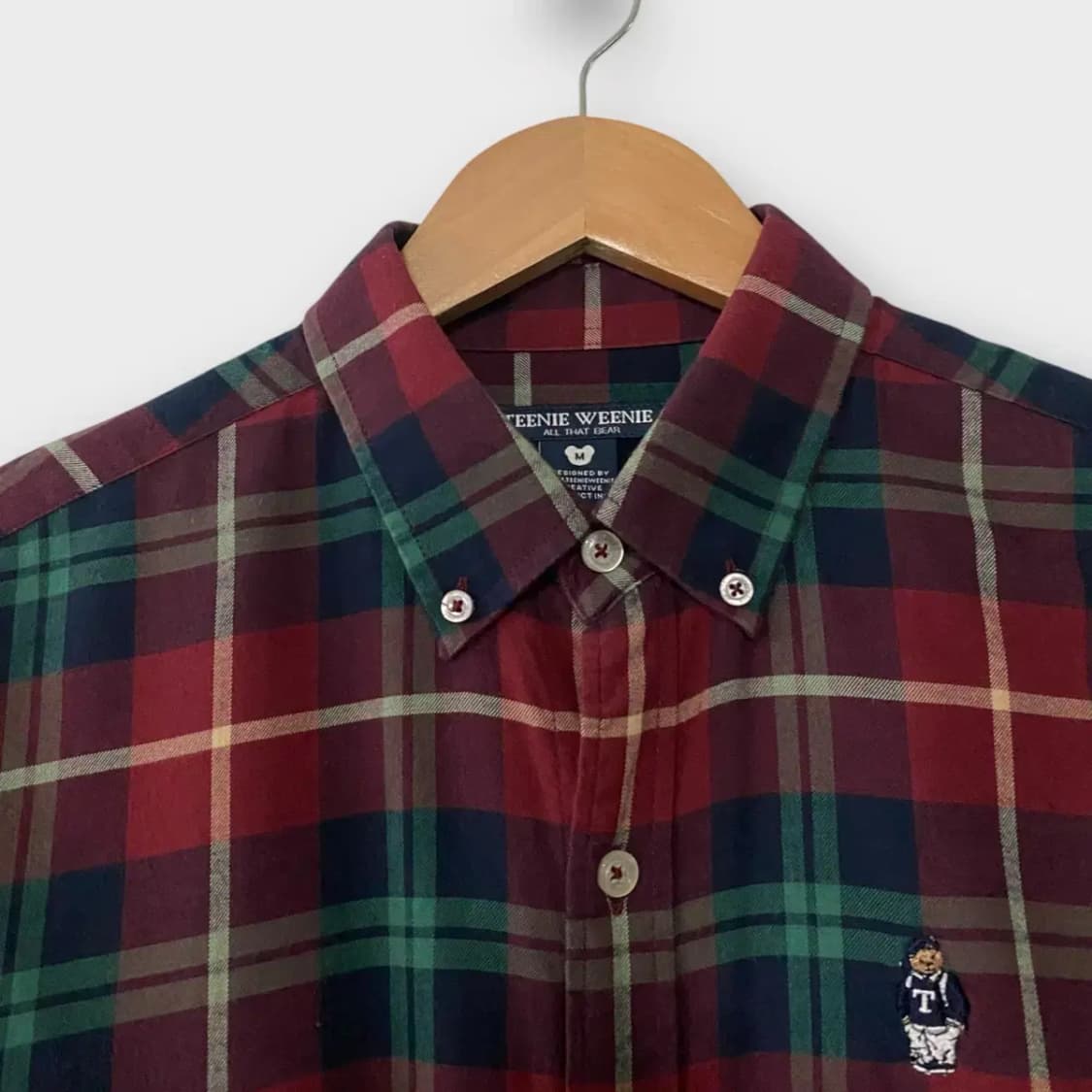 티니위니 체크 남방 M 상품이미지3