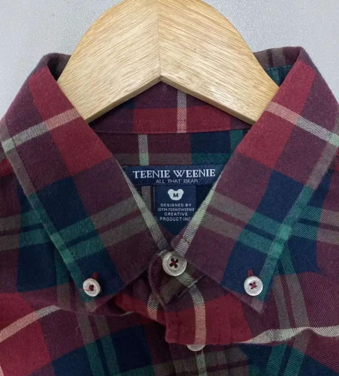 티니위니 체크 남방 M 상품이미지5