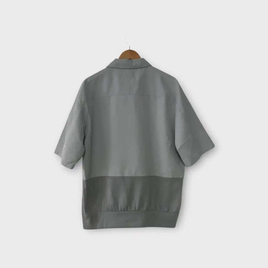 [새상품] 매스노운 오버핏 하프셔츠 그레이 M-L 상품이미지4