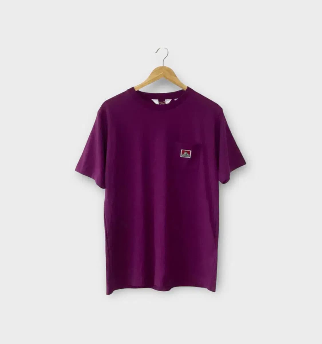 [새상품]벤데이비스 BEN DAVIS오리지널 로고 퍼플 라운드M 상품이미지1