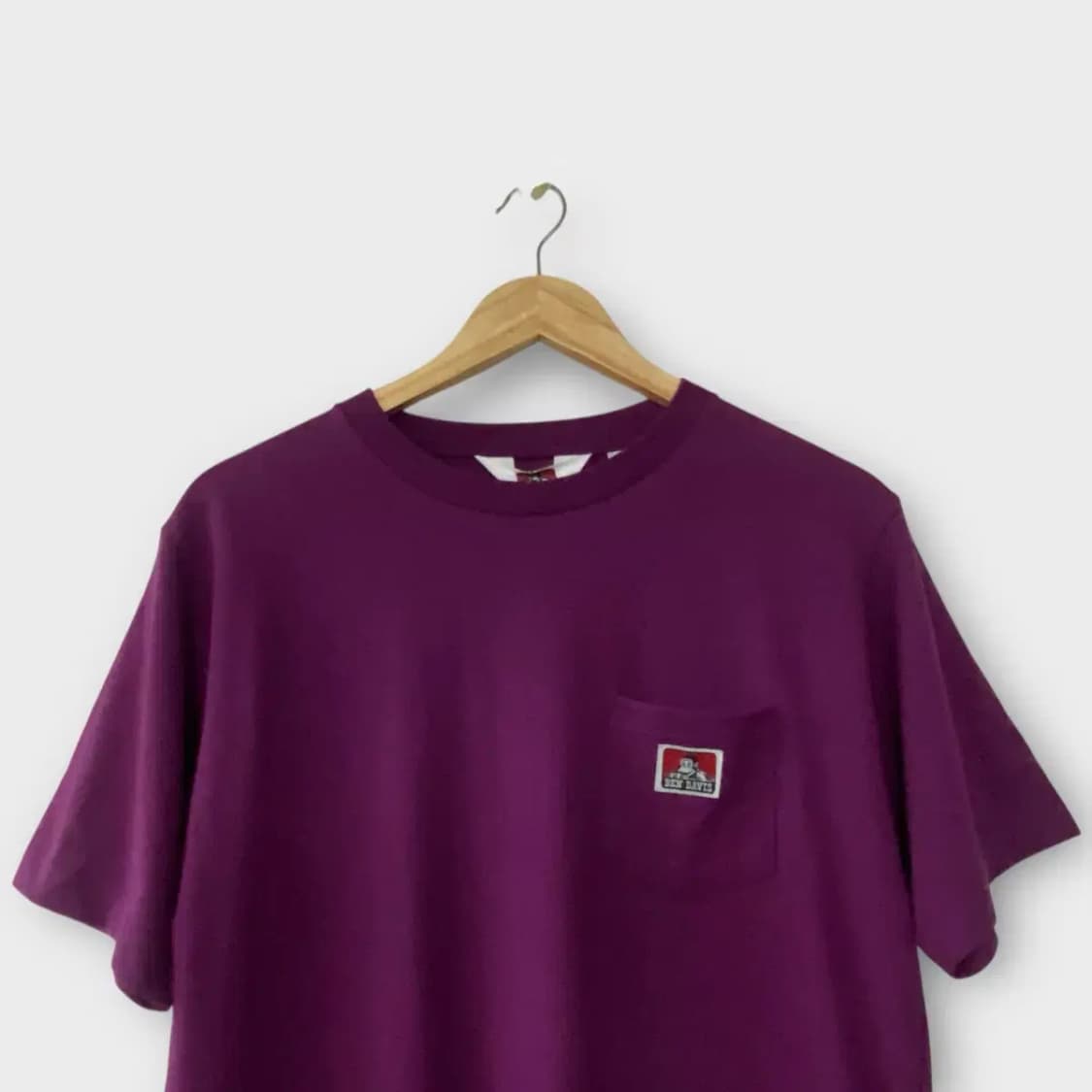 [새상품]벤데이비스 BEN DAVIS오리지널 로고 퍼플 라운드M 상품이미지2