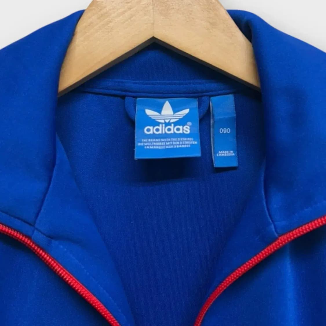 아디다스 블루 트랙탑 져지 S 상품이미지4