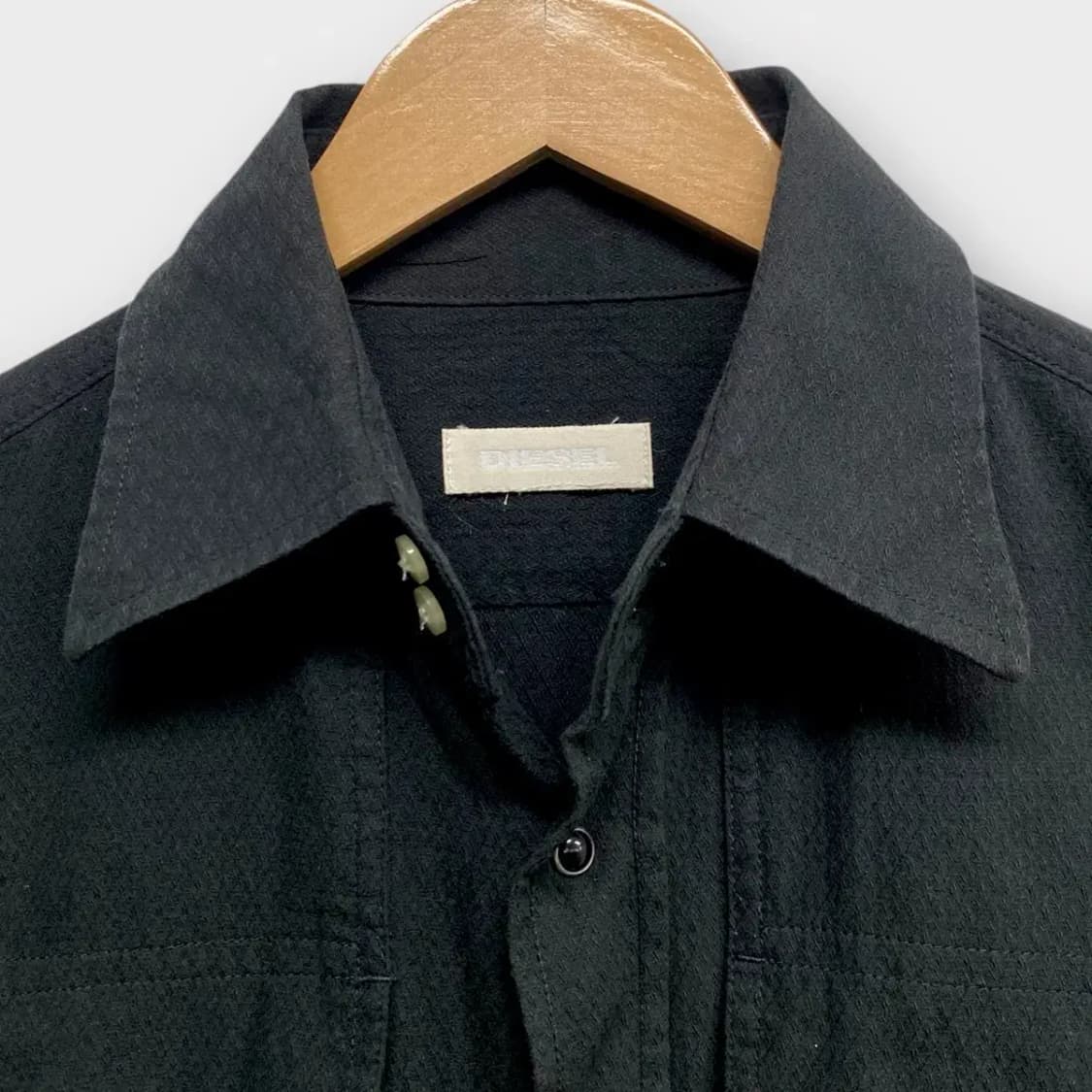 디젤 Diesel 블랙셔츠 S 상품이미지4