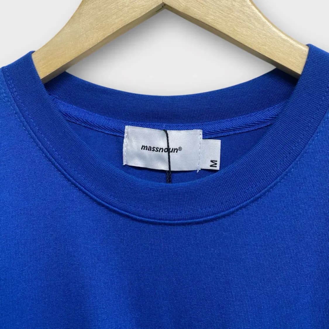 [새상품] 매스노운 시그니쳐 블루 티셔츠 M 상품이미지4