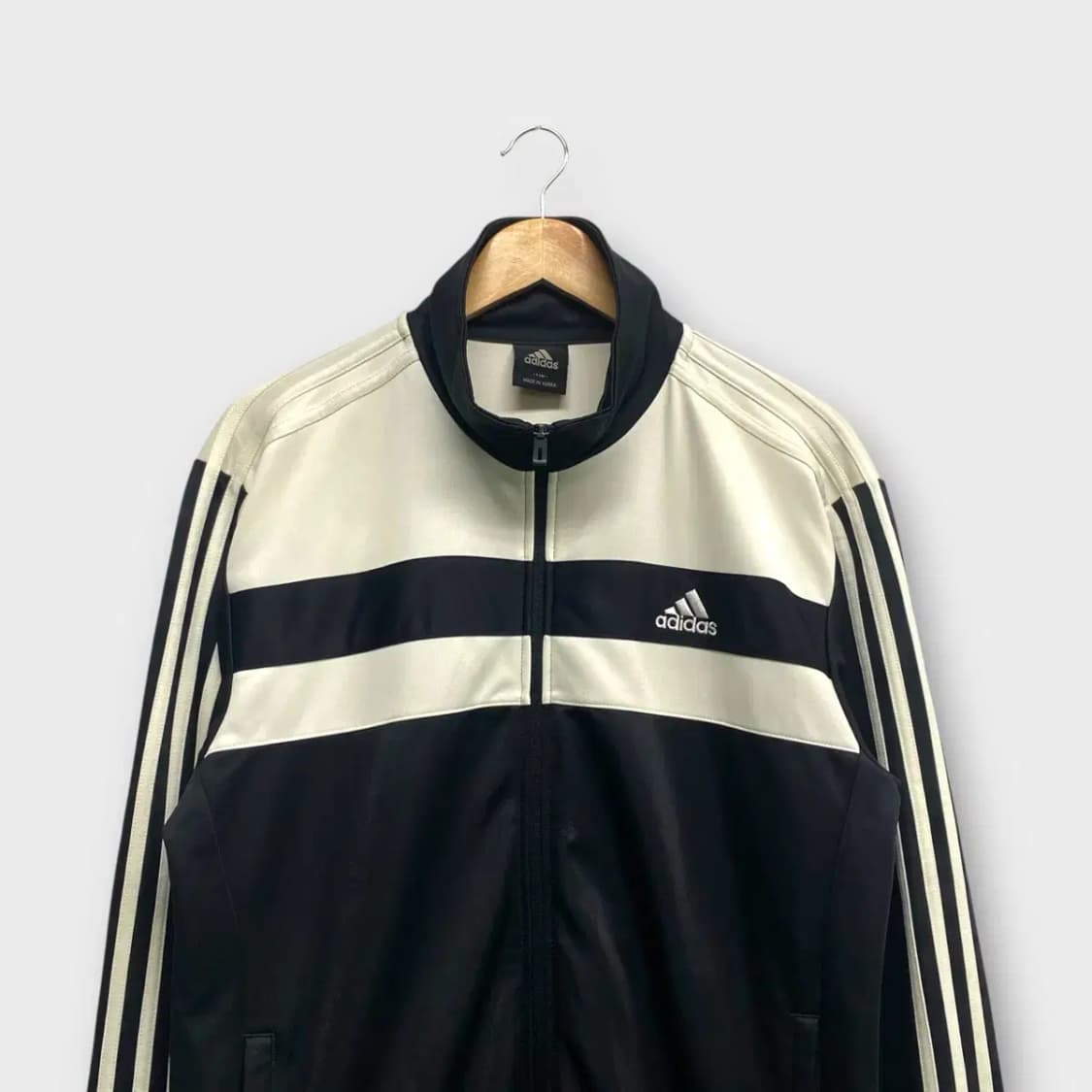 아디다스 트랙탑 범고래 져지 검흰 110 상품이미지2