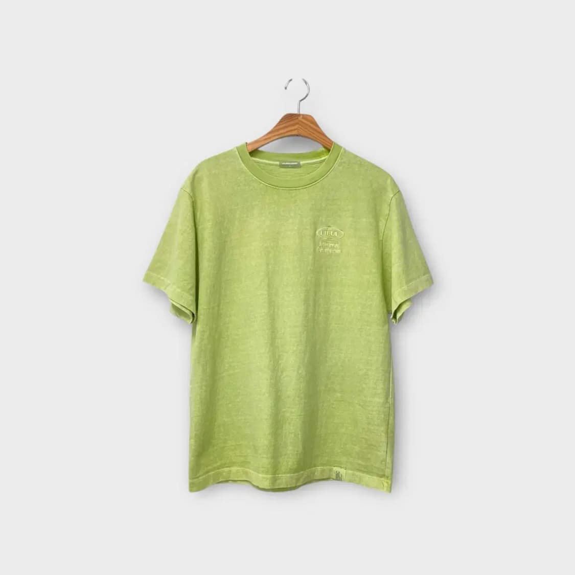라이풀 로고  LOGO TEE yellow green  -0사이즈 상품이미지1