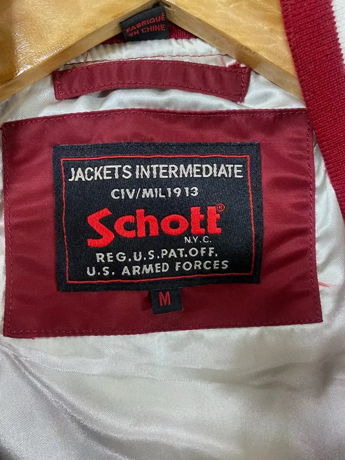 쇼트 독수리 자수 나일론 스카쟌 점퍼 M 상품이미지5