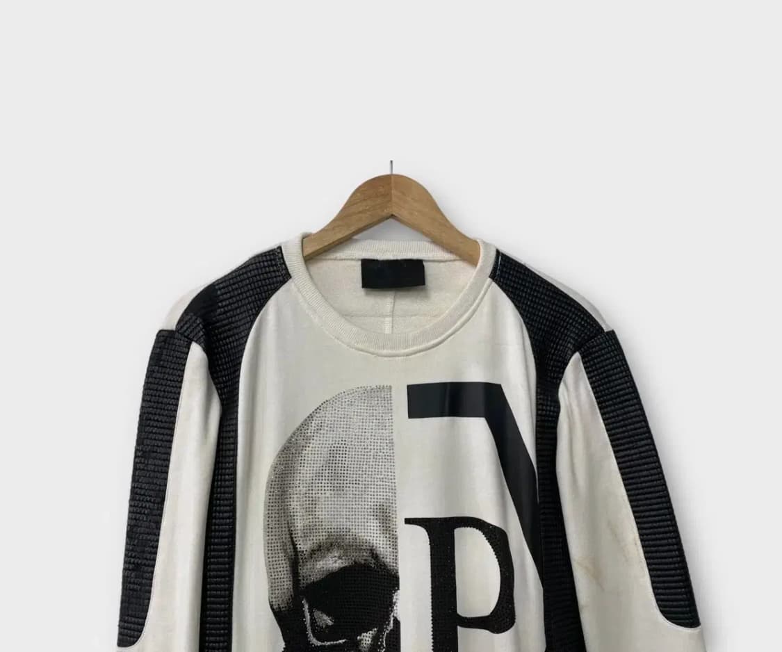 필립플레인 하프스컬 맨투맨 L 상품이미지2