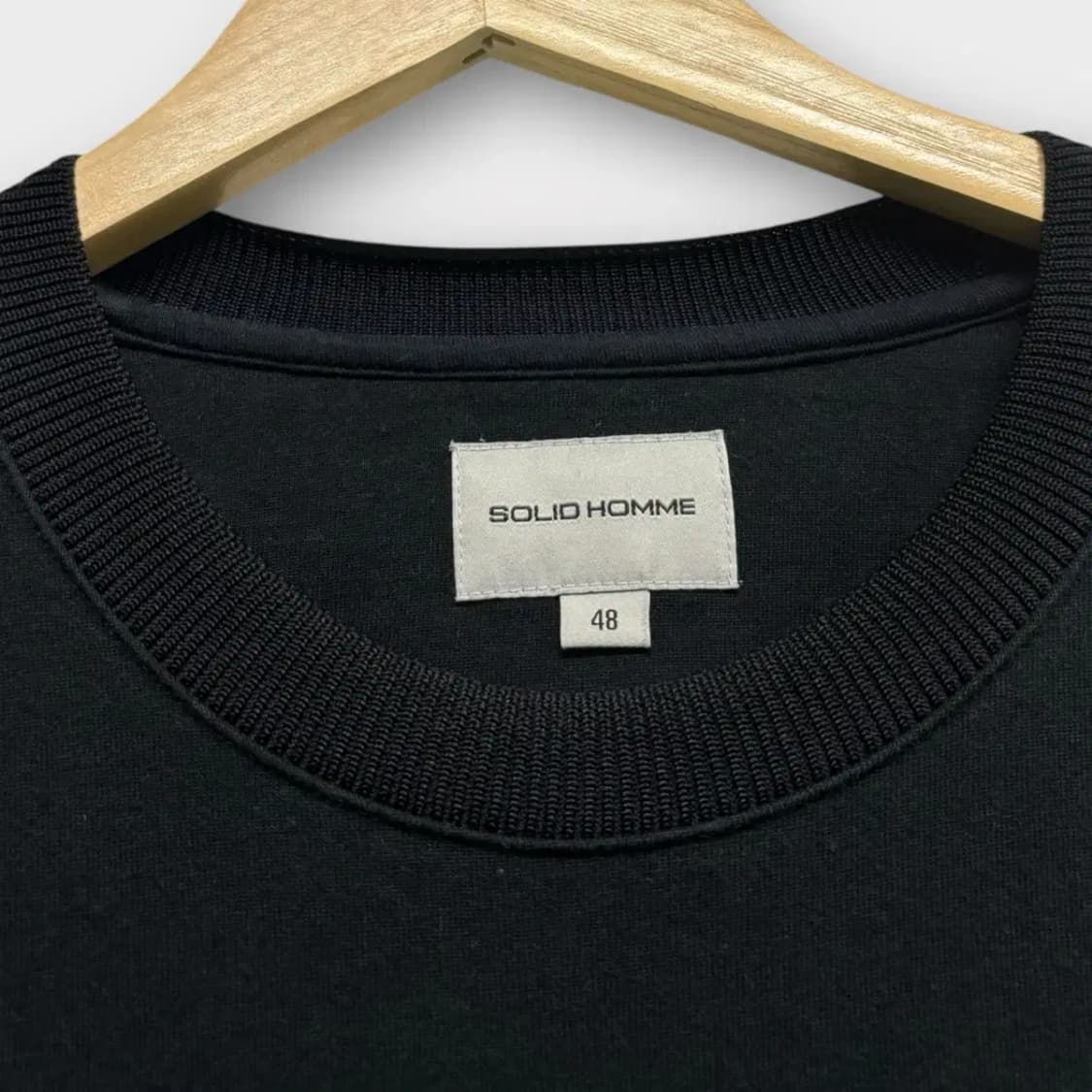 솔리드옴므 SOLID HOMME 트임 긴팔티 L 상품이미지5