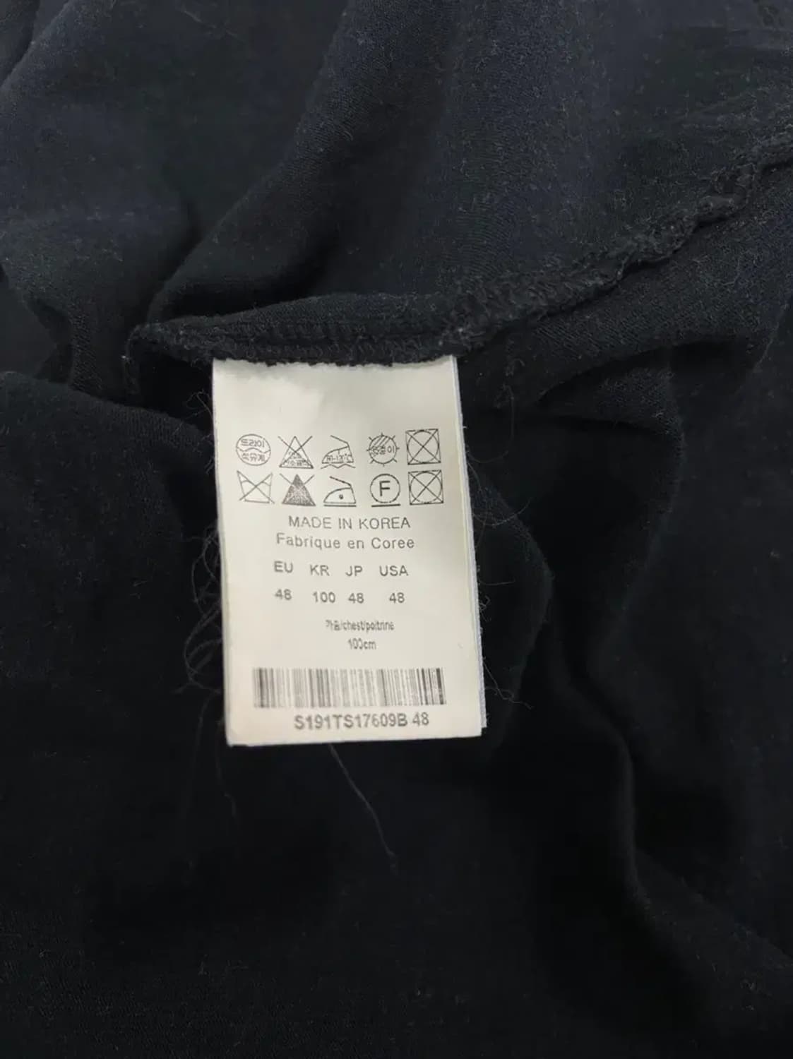 솔리드옴므 SOLID HOMME 트임 긴팔티 L 상품이미지7