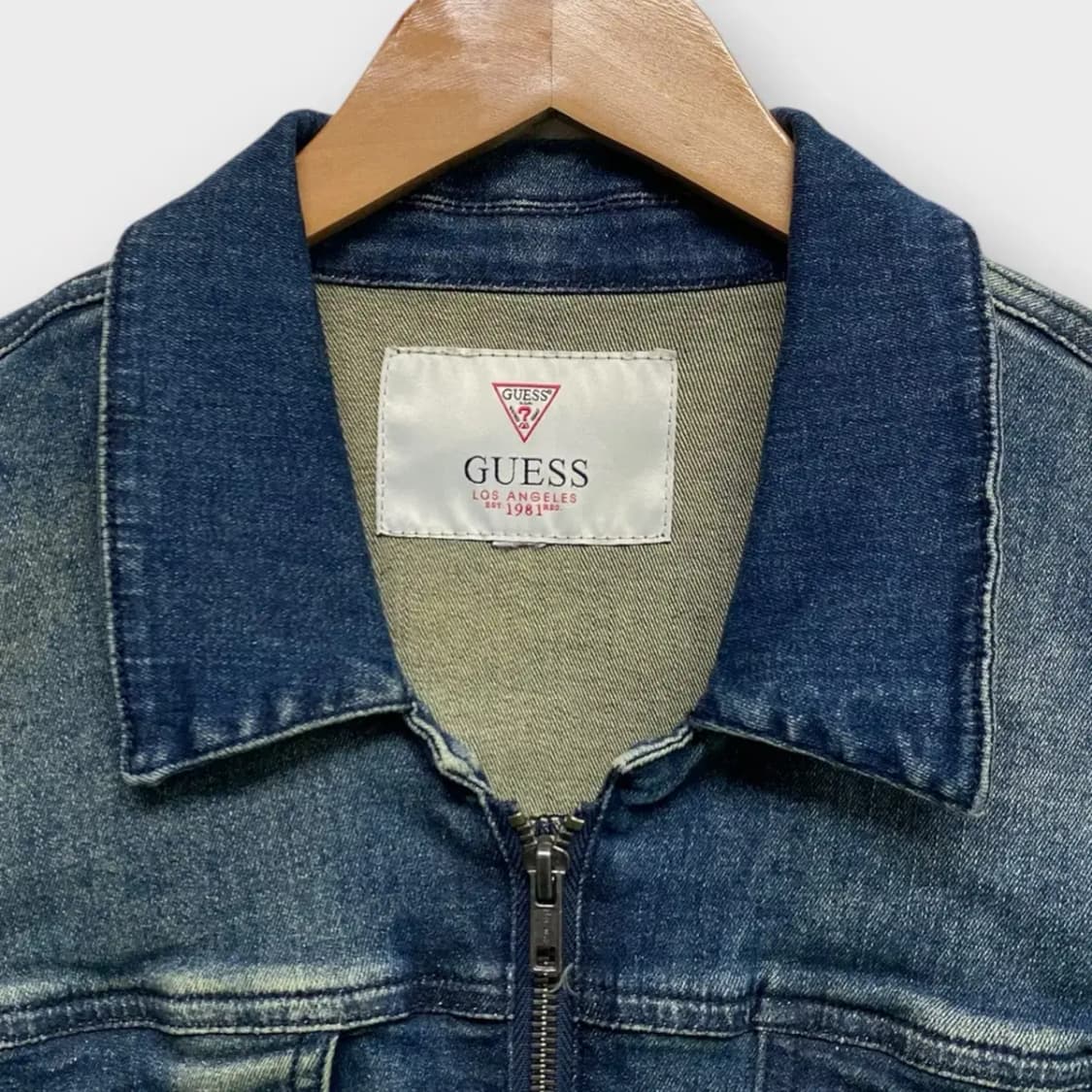 게스 GUESS 데님 집업자켓 L-XL 상품이미지4