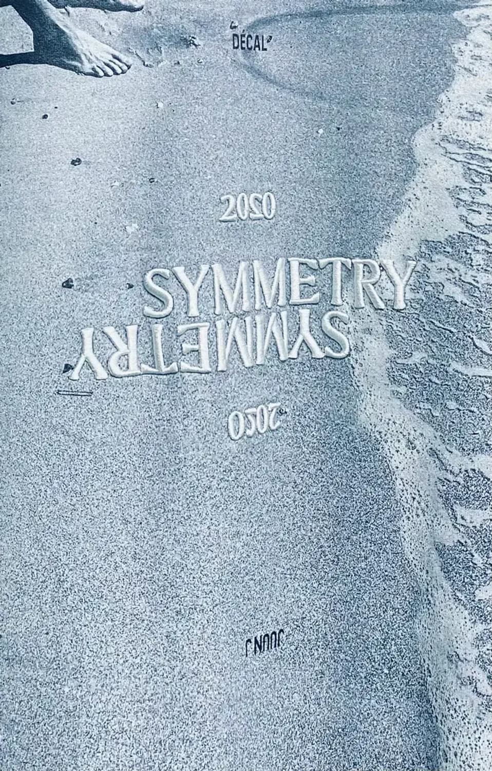 준지JUUNJ 블랙 시메트리 오버핏 7부 티셔츠 M-XL 상품이미지3