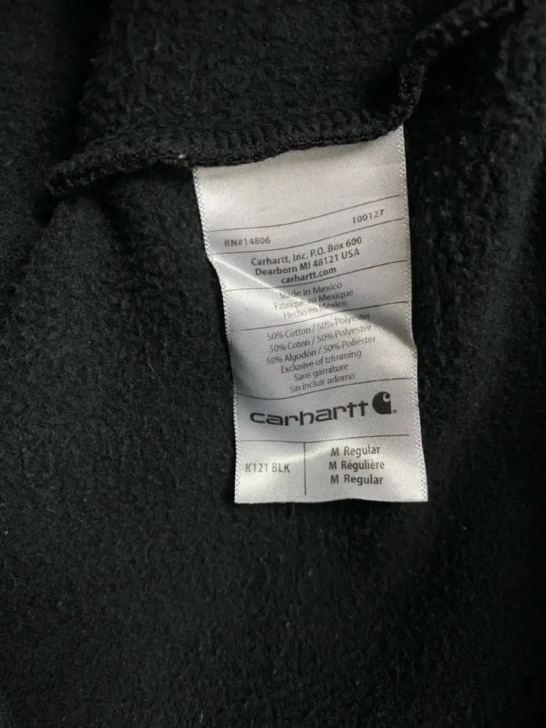칼하트 기모 후드티 M 상품이미지5