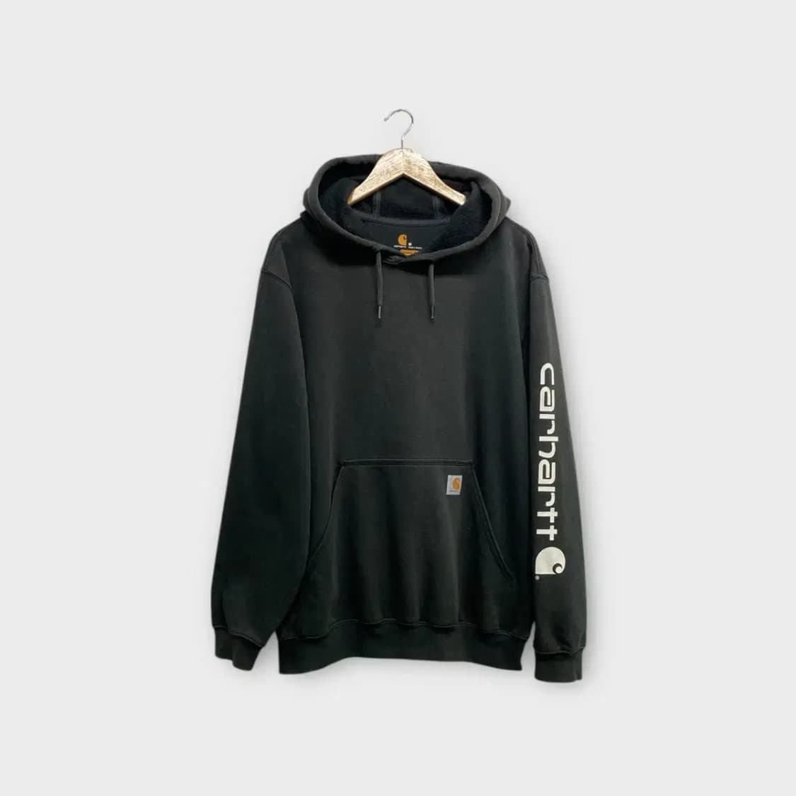 칼하트 미드웨이트 로고 후드티 M-XL 상품이미지1