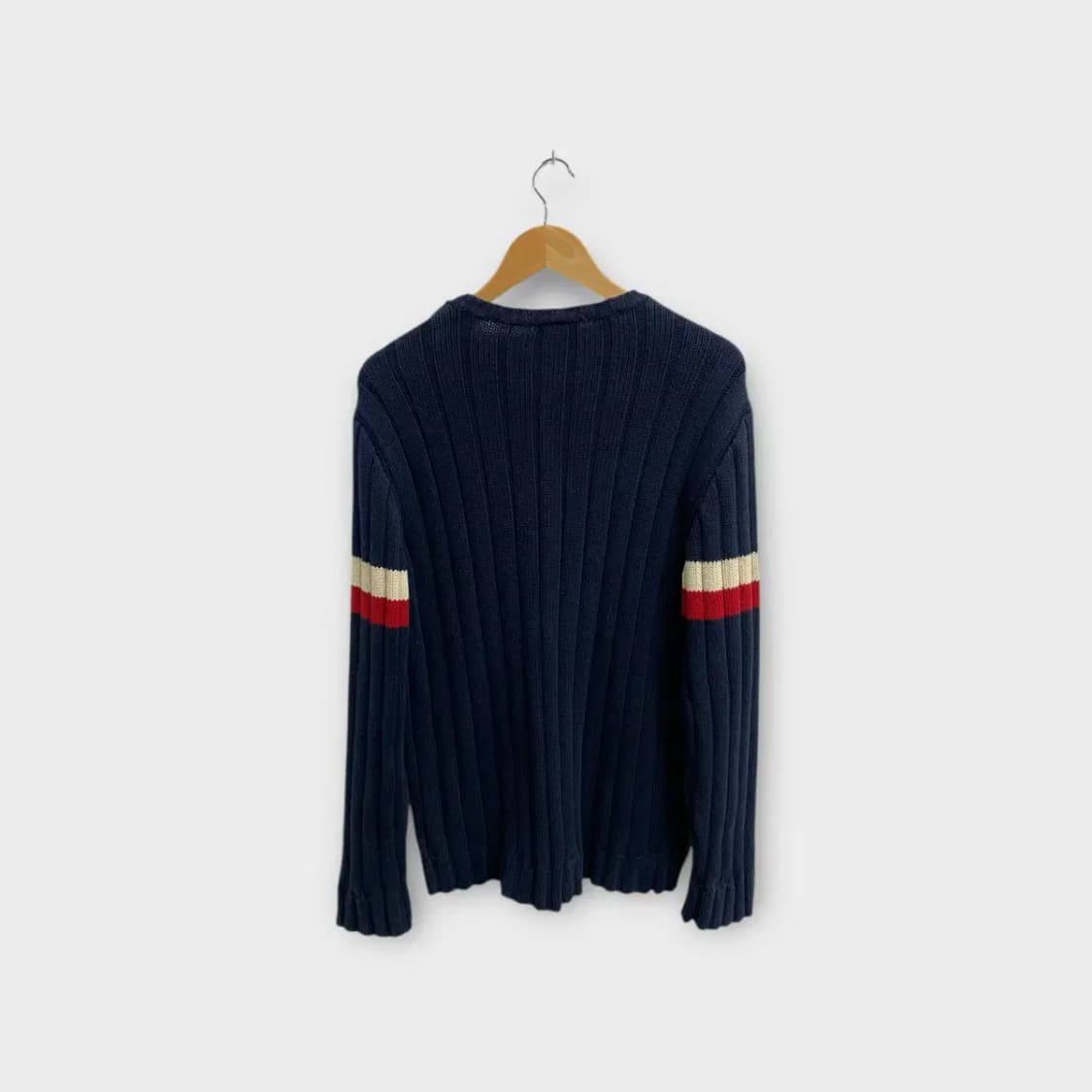 폴로진스 네이비 스트라이프 니트 L 상품이미지6