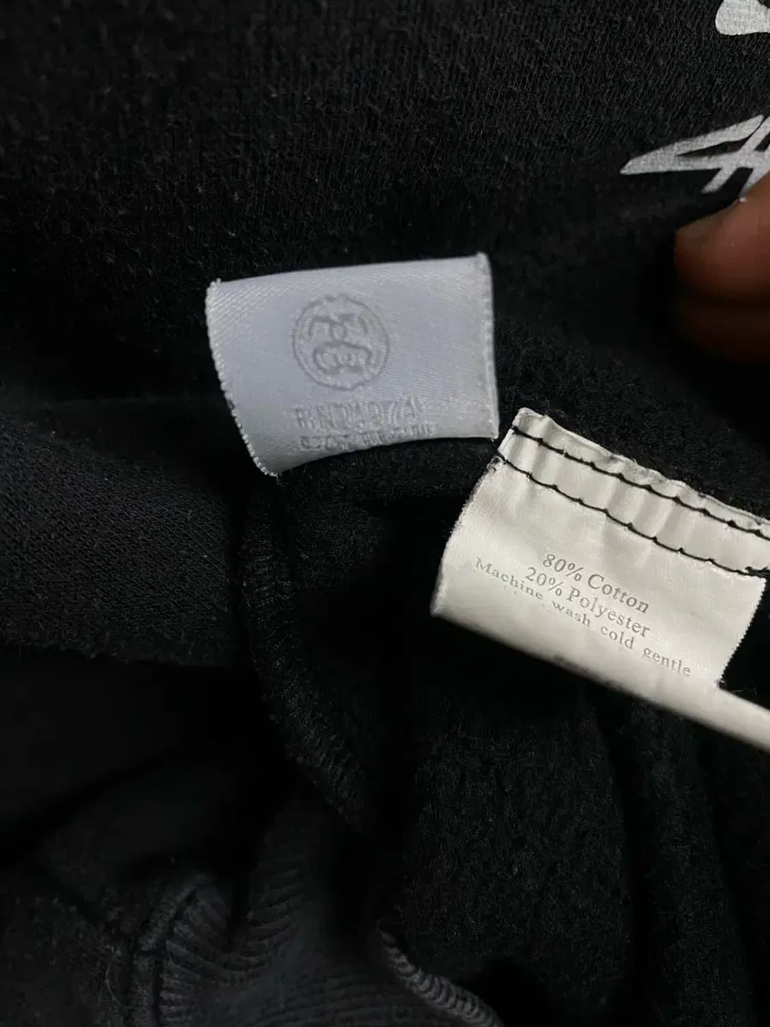 Stussy 스투시 블랙 기모 후드티 S 상품이미지6