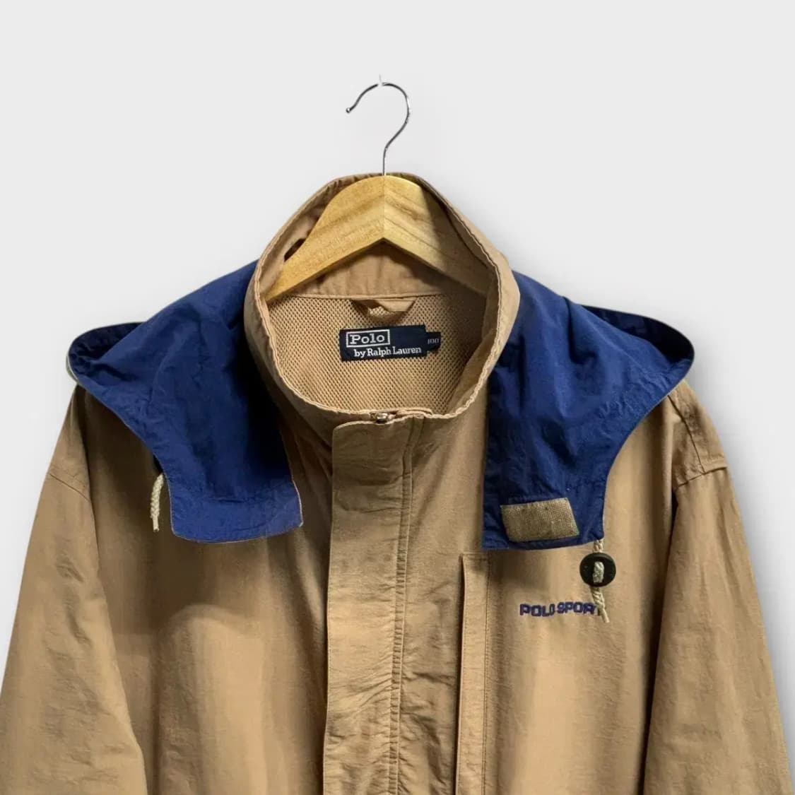 폴로 랄프로렌 스포츠 후드 자켓 베이지 L 상품이미지3