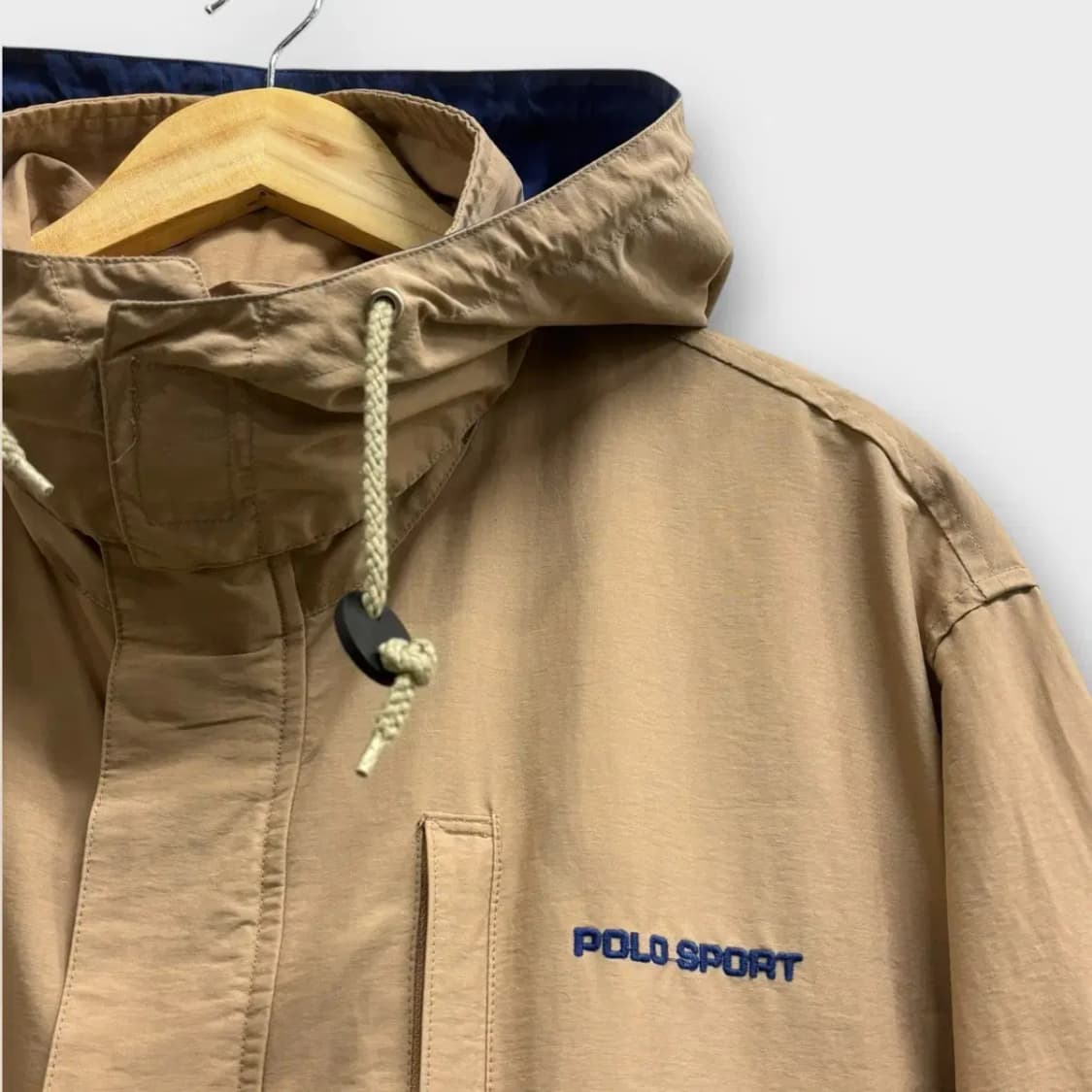 폴로 랄프로렌 스포츠 후드 자켓 베이지 L 상품이미지5
