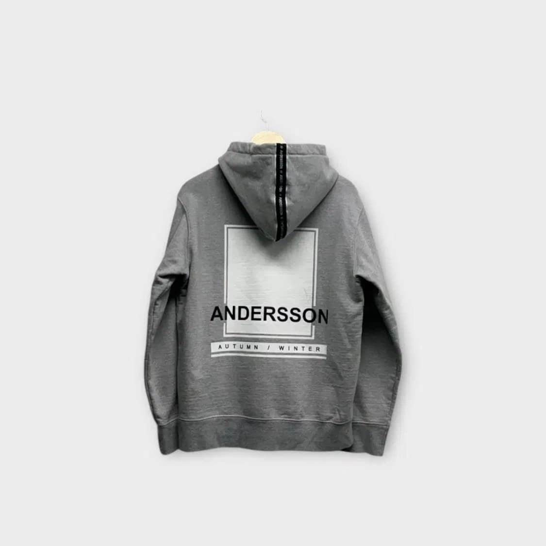 앤더슨벨 그레이 후드티 M-L 상품이미지1
