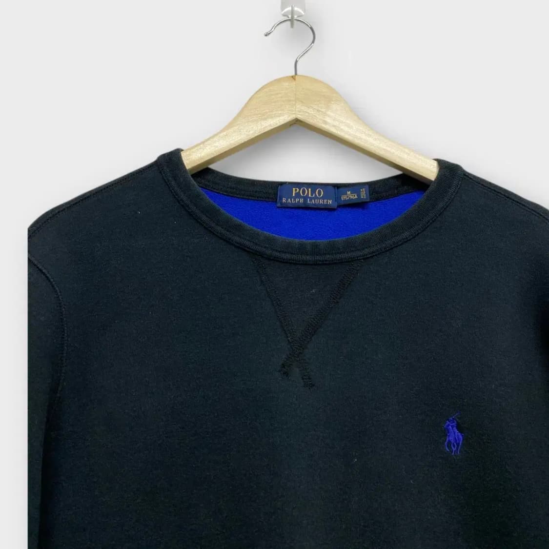폴로랄프로렌 블랙 블루포니 맨투맨 M 상품이미지2