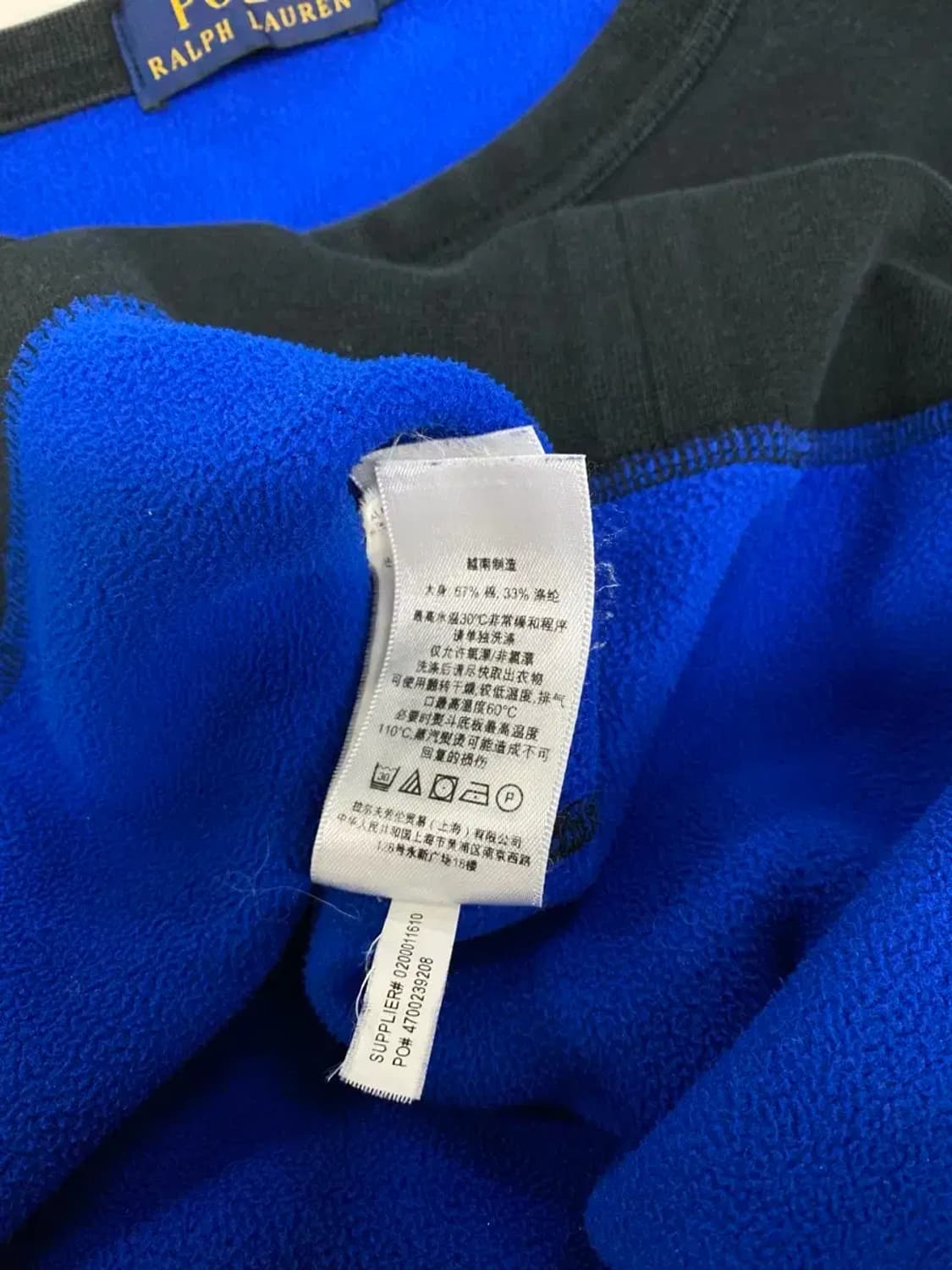 폴로랄프로렌 블랙 블루포니 맨투맨 M 상품이미지5